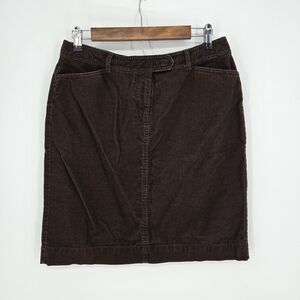 Vintage Loft Brown Corduroy Skirt 4